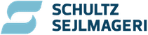 Schultz Sejlmageri Logo mørkeblå tekst